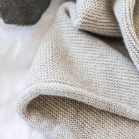 Thumbnail for Teddykompaniet Teddy Organic Snuttefilt Hund Beige Stickad 24cm
