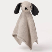Thumbnail for Teddykompaniet Teddy Organic Snuttefilt Hund Beige Stickad 24cm