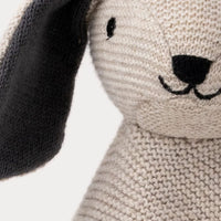 Thumbnail for Teddykompaniet Teddy Organic Snuttefilt Hund Beige Stickad 24cm