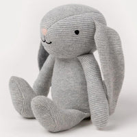 Thumbnail for Teddykompaniet Organic Gosedjur Kanin Grå Stickad 20cm
