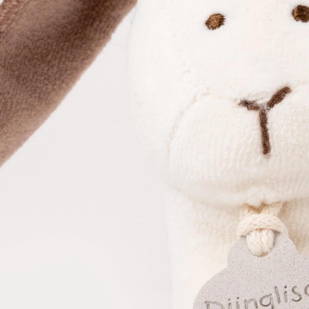 Teddykompaniet Diinglisar Organic Skallra Kanin 16cm