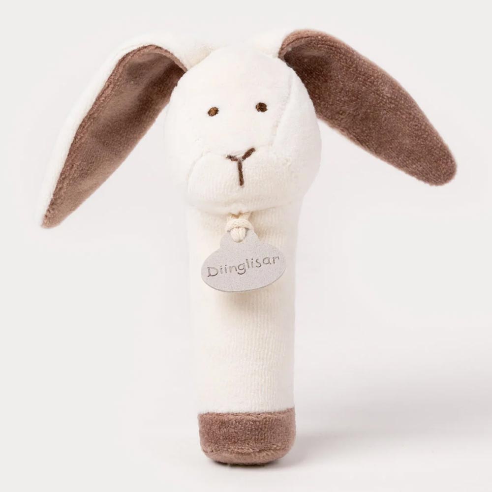 Teddykompaniet Diinglisar Organic Skallra Kanin 16cm