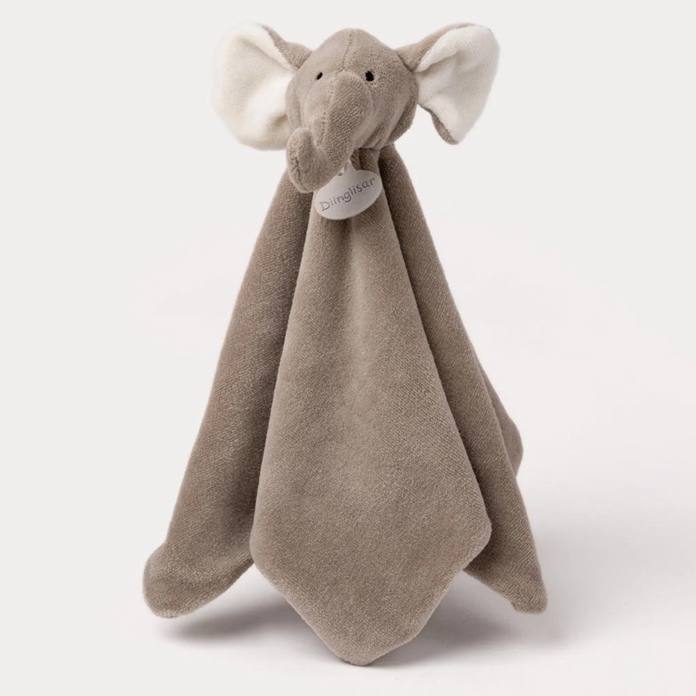 Teddykompaniet Diinglisar Organic snuttefilt Elefant