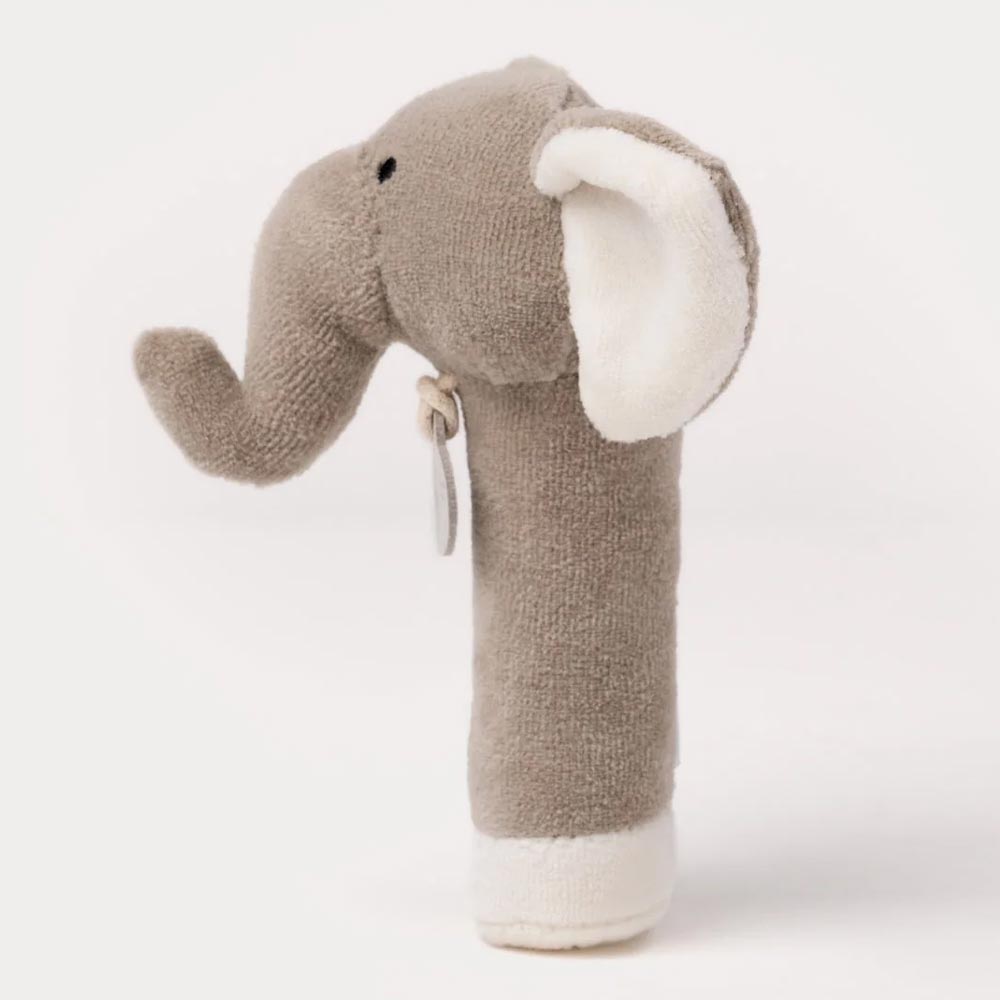 Teddykompaniet Diinglisar Organic Skallra Elefant 15cm