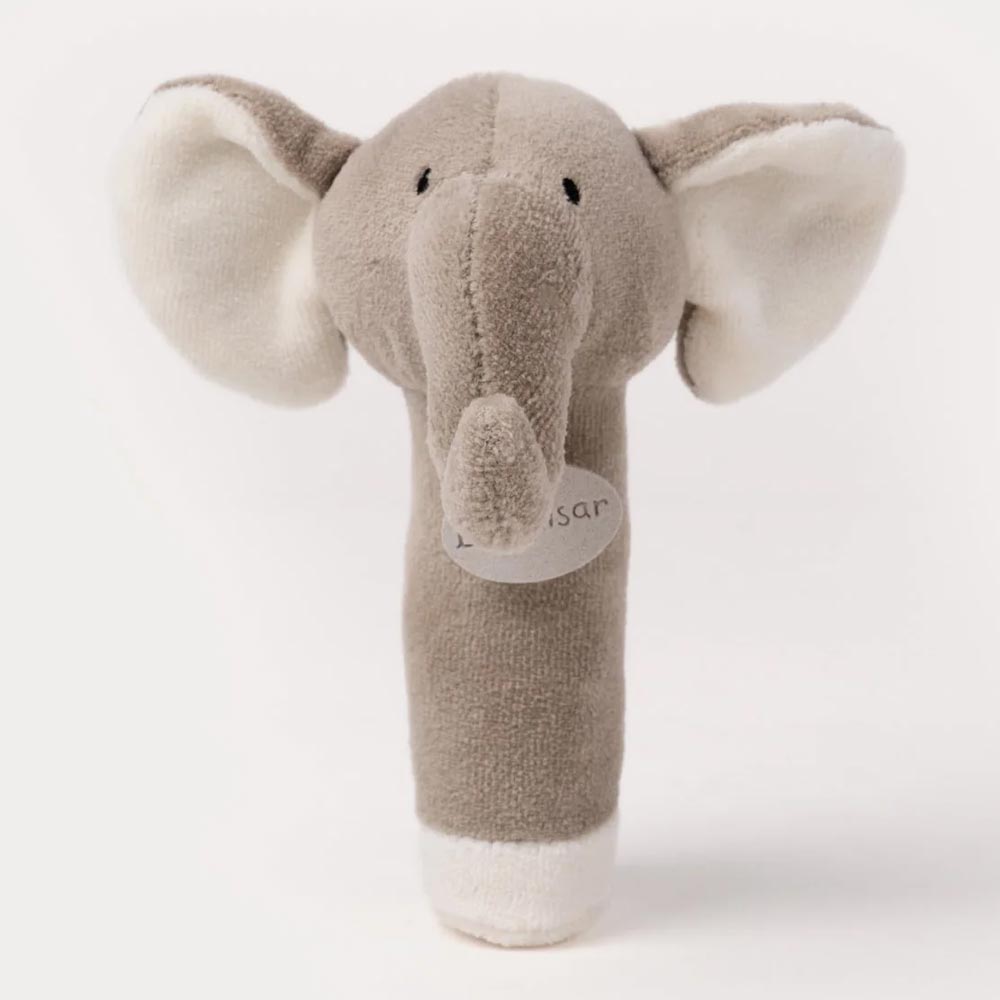 Teddykompaniet Diinglisar Organic Skallra Elefant 15cm