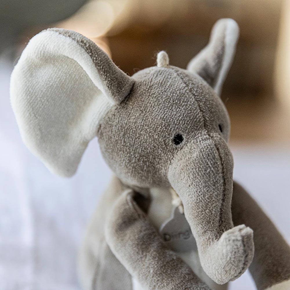 Teddykompaniet Diinglisar Organic Gosedjur Elefant 30cm