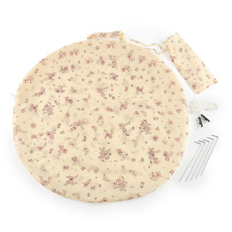 Fresh Kid UV-Tält Pop-Up Vintage Flowers Beige