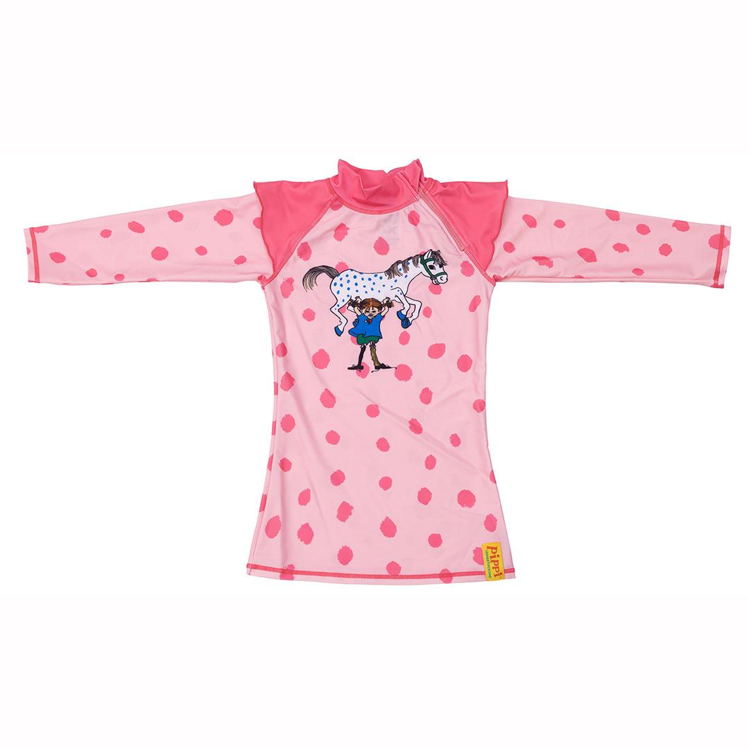 Swimpy Pippi UV-tröja Rosa