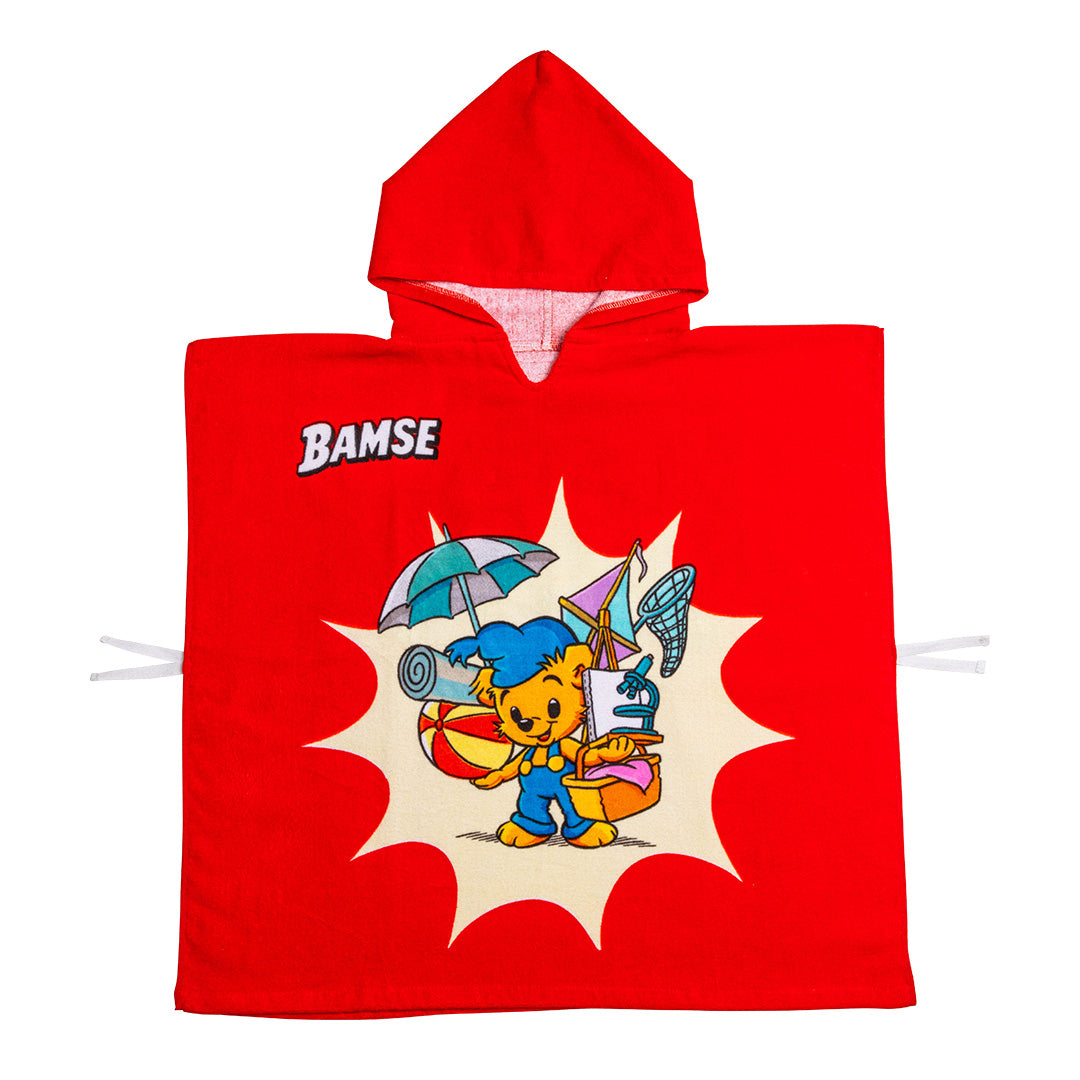 Swimpy Bamse Badponcho Stranden (130x65cm)