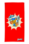 Swimpy Bamse Badhandduk Stranden (140x70cm)