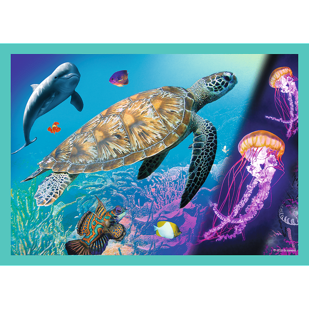 Trefl Animal Planet 4 pussel i 1