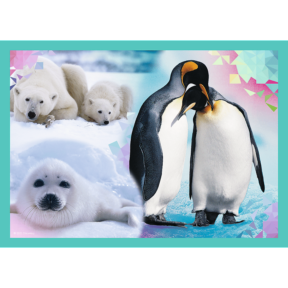 Trefl Animal Planet 4 pussel i 1