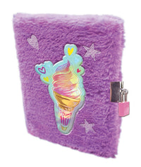 Thumbnail for Suntoy Anteckningsbok A5 Plysch med lås Glass