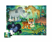 Thumbnail for Crocodile Creek Golvpussel Wild Kingdom (36 bitar)