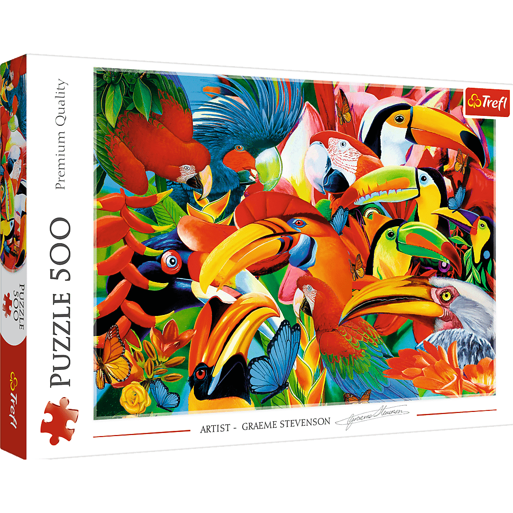 Trefl Colourful birds (500 bitar)