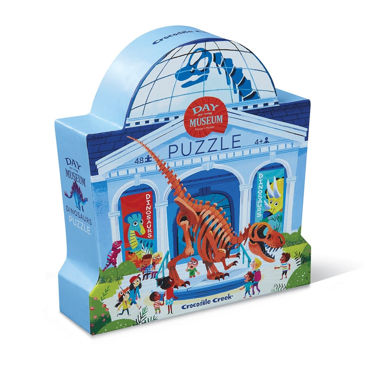 Crocodile Creek Pussel A Day at the Dinosaur Museum (48 bitar)