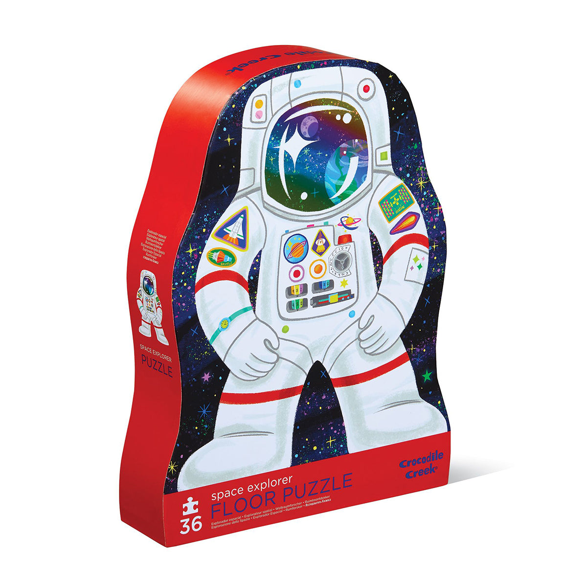 Crocodile Creek Golvpussel Space Explorer (36 bitar)