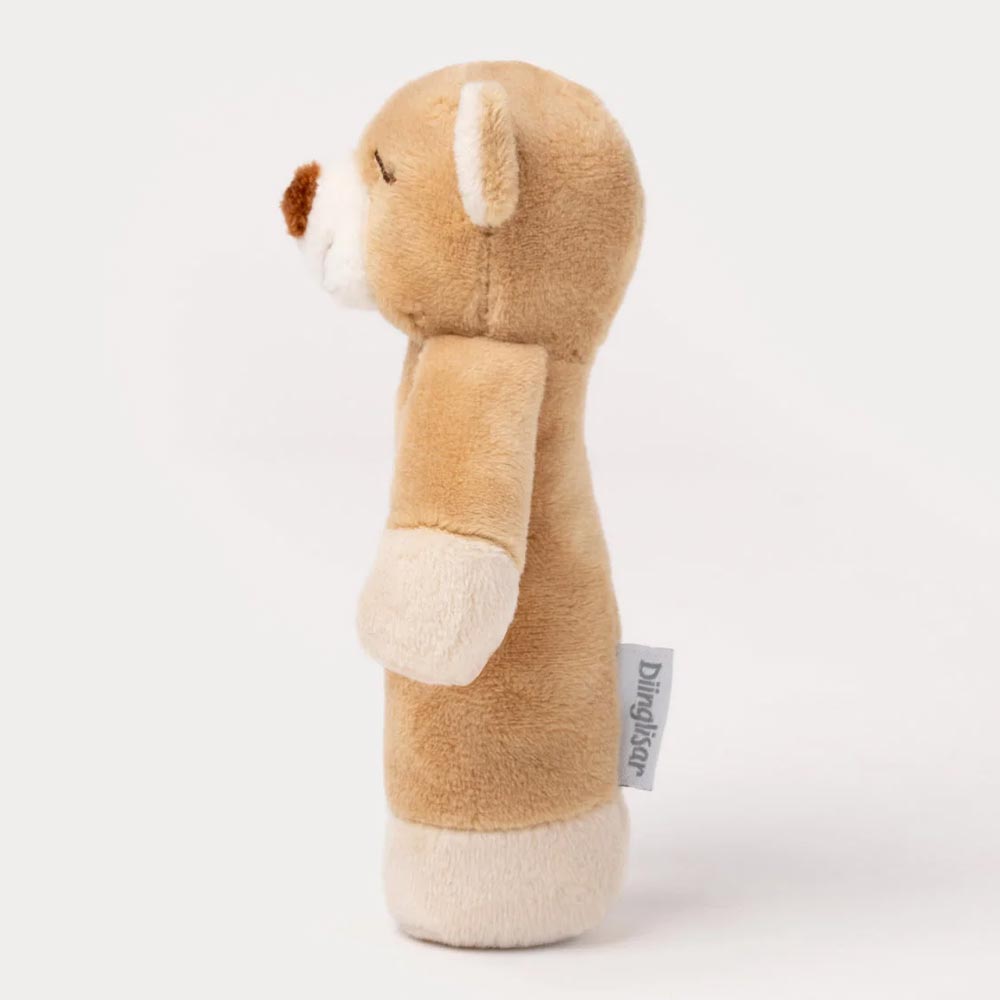 Teddykompaniet Diinglisar Skallra Nalle Brun 14cm