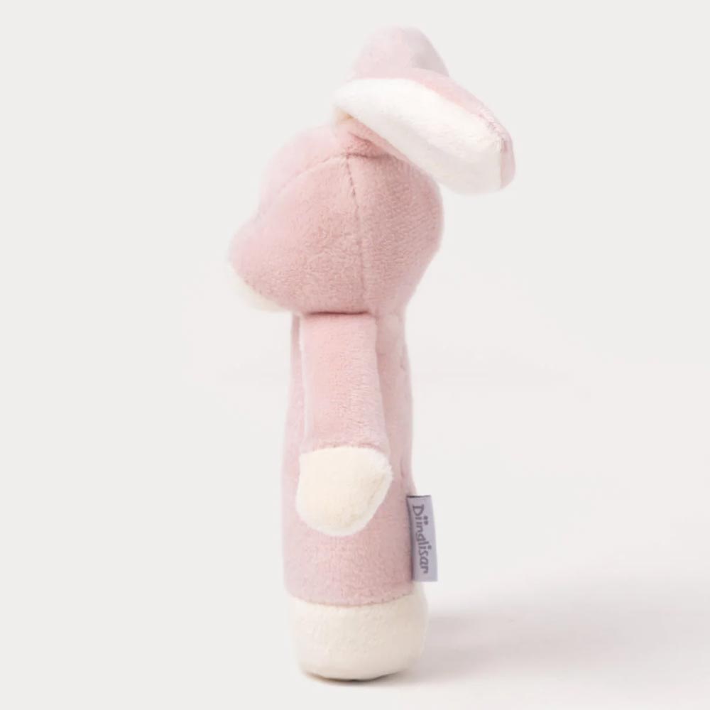 Teddykompaniet Diinglisar Skallra Kanin Dimrosa 14cm