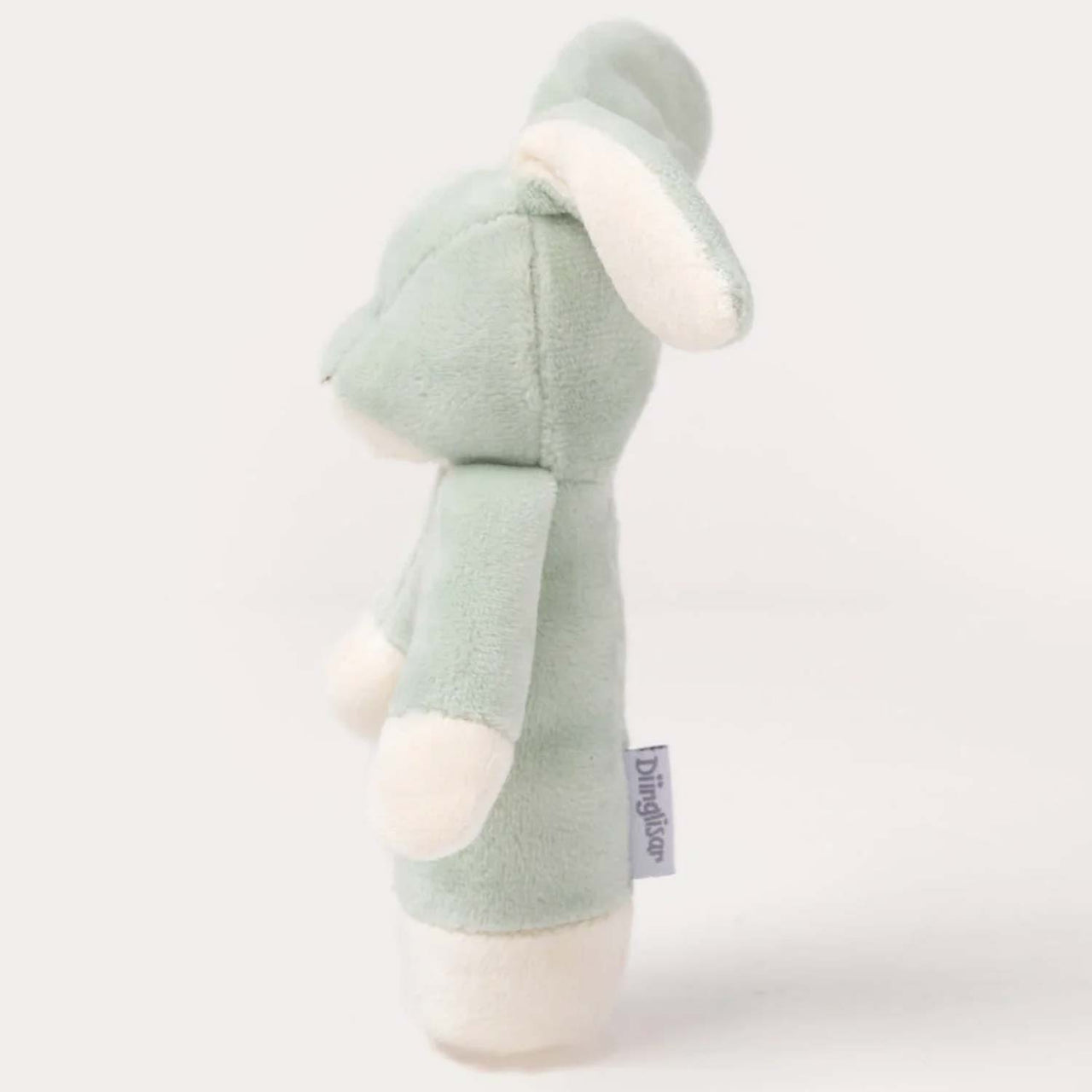 Teddykompaniet Diinglisar Skallra Kanin Lindblomsgrön 14cm