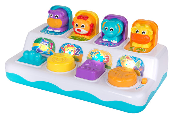 Playgro Pop-Up-leksak Djungelvänner +12m