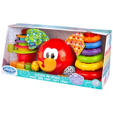 Playgro Presentset Clever Me (Stapla, Sortera & Bygga)