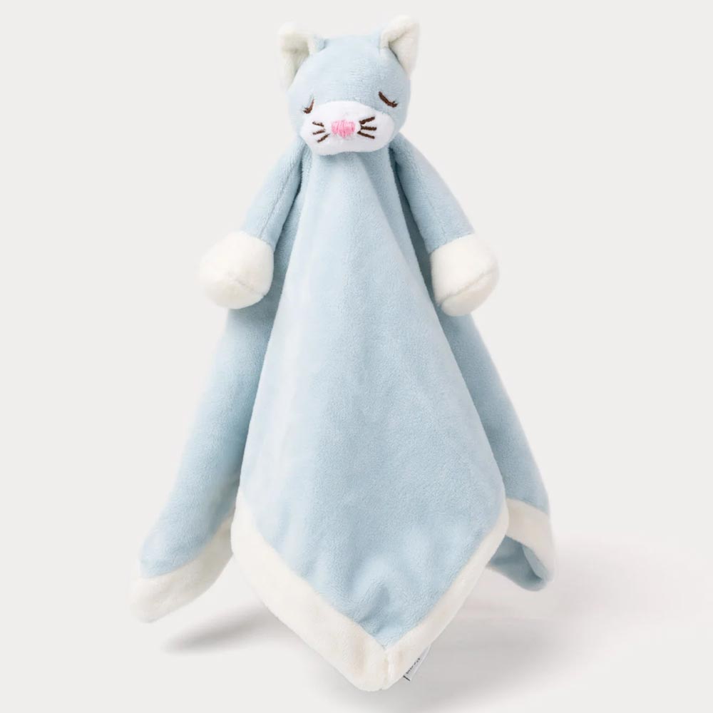 Teddykompaniet Diinglisar Snuttefilt Katt Babyblå