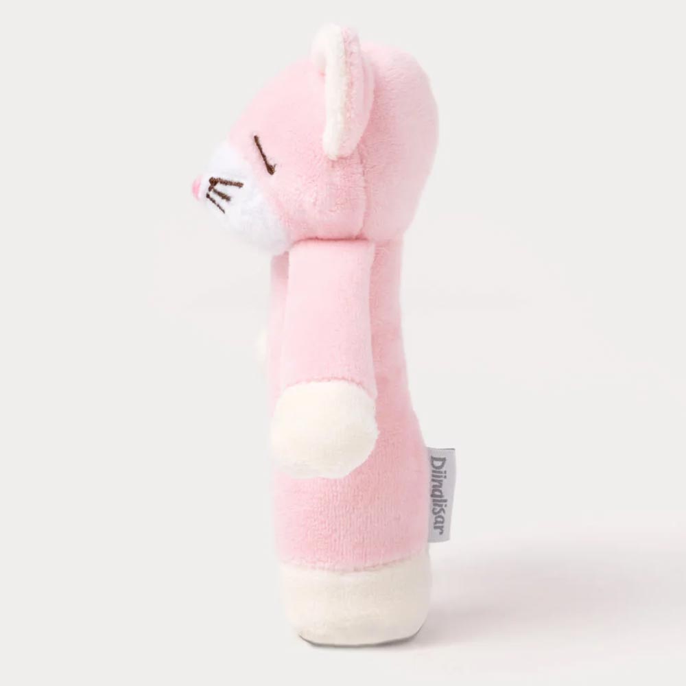 Teddykompaniet Diinglisar Skallra Katt Babyrosa