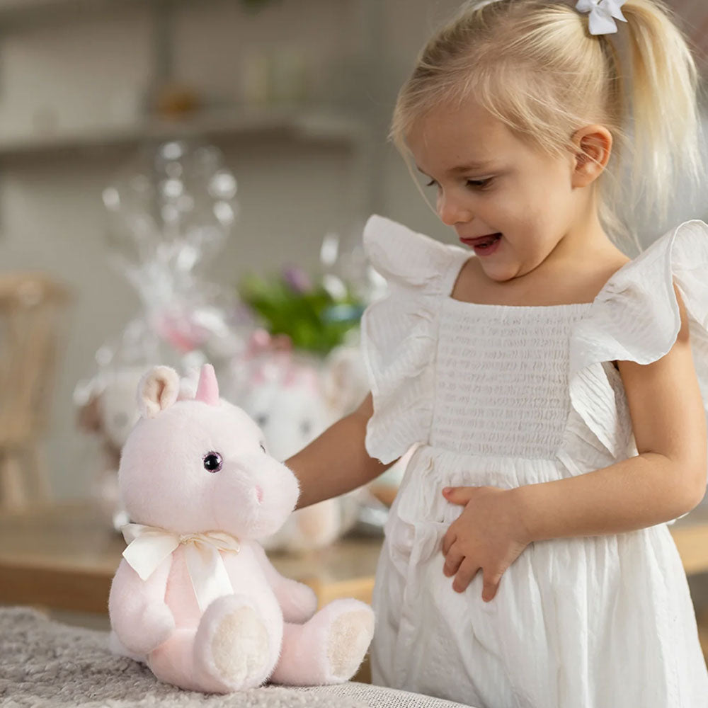 Teddykompaniet Gosedjur Enhörning Enya Rosa 20cm