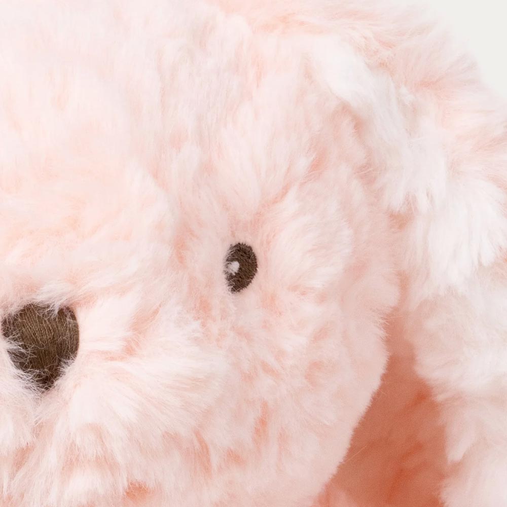 Teddykompaniet Gosedjur Teddy Heaters Kanin med vågig päls Rosa 35cm