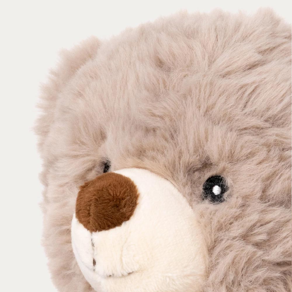 Teddykompaniet Teddy Heaters Teddybjörn med vågig päls Latte