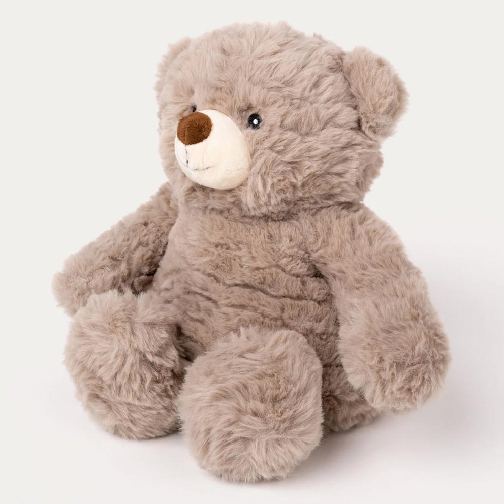 Teddykompaniet Teddy Heaters Teddybjörn med vågig päls Latte