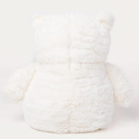 Thumbnail for Teddykompaniet Gosedjur Teddy Heaters Uggla med vågig päls Vit 35cm