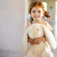 Thumbnail for Teddykompaniet Gosedjur Teddy Mocca Kanin Creme Stor 27cm