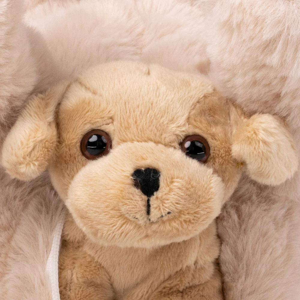 Teddykompaniet Gosedjur Hunden Tess med valp 30cm