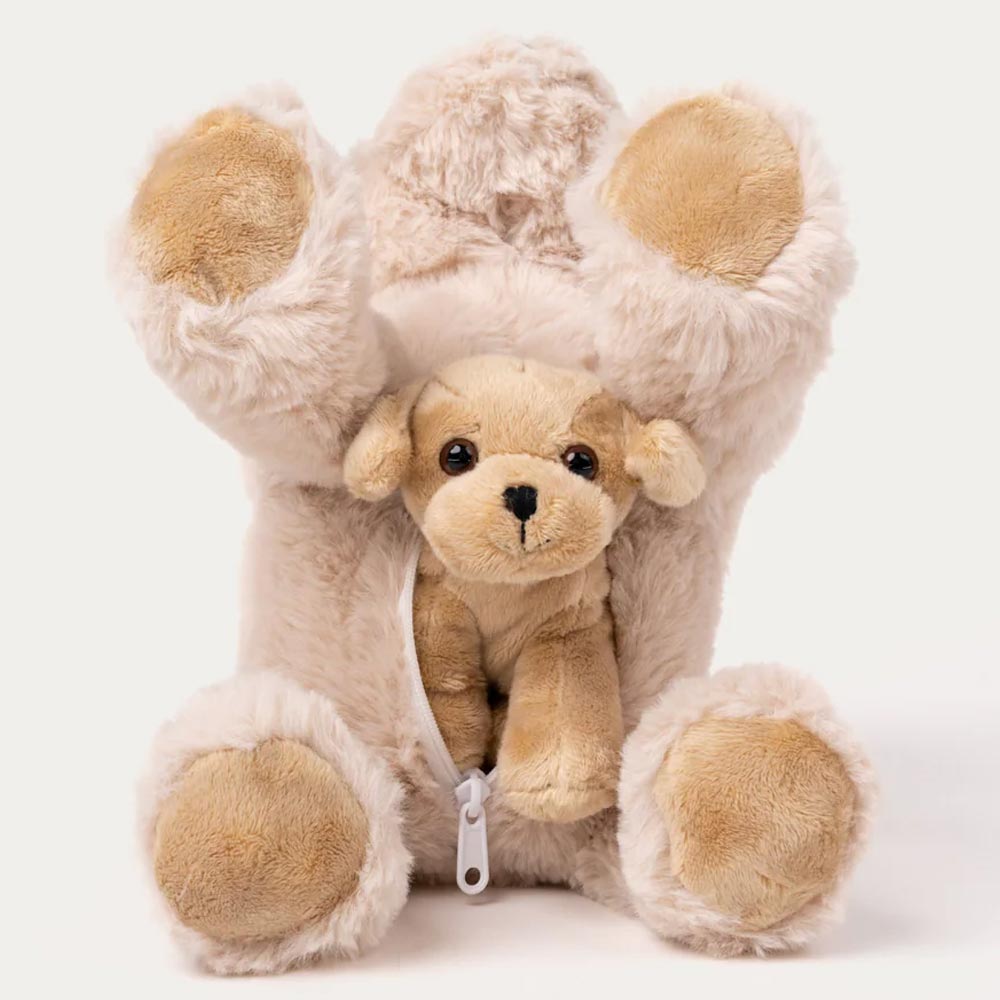 Teddykompaniet Gosedjur Hunden Tess med valp 30cm
