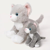 Thumbnail for Teddykompaniet Gosedjur Katten Tuva med unge 30cm