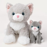 Thumbnail for Teddykompaniet Gosedjur Katten Tuva med unge 30cm