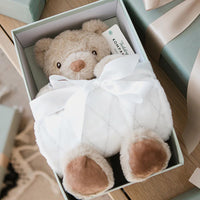 Thumbnail for Teddykompaniet Presentlåda Sven med filt