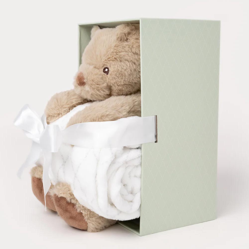 Teddykompaniet Presentlåda Sven med filt