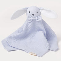 Thumbnail for Teddykompaniet Diinglisar Snuttefilt Kanin Muslin Babyblå