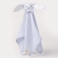 Thumbnail for Teddykompaniet Diinglisar Snuttefilt Kanin Muslin Babyblå