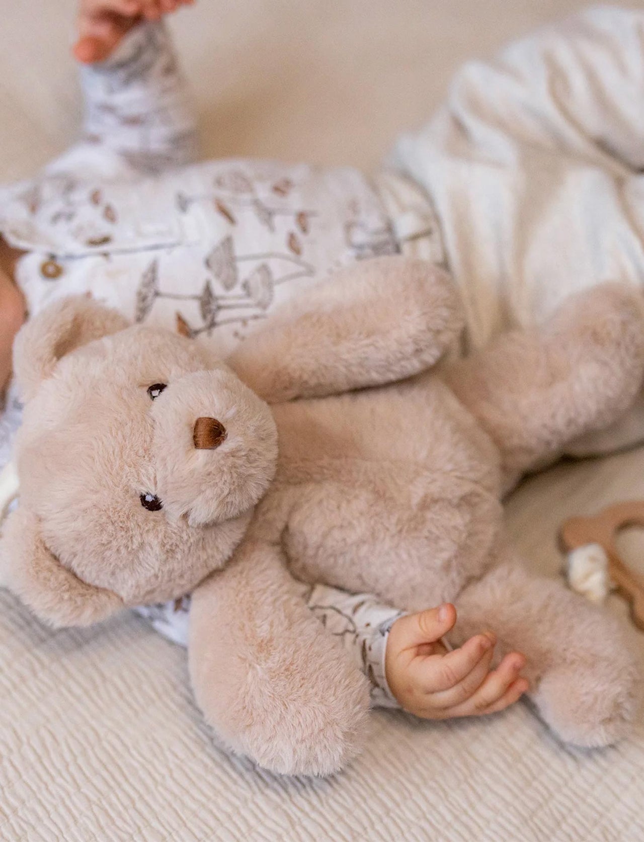 Teddykompaniet Teddy Speldosa Nalle Beige