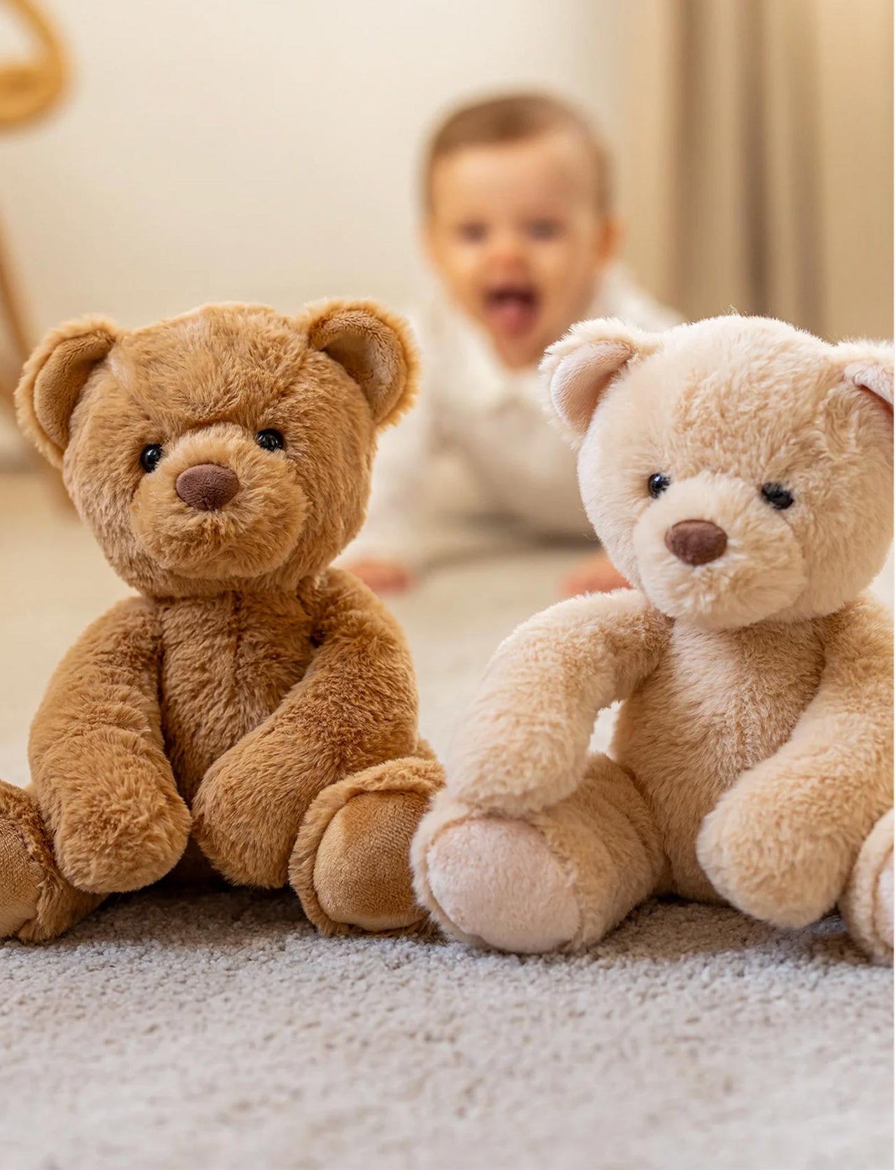 Teddykompaniet Gosedjur Nallen Hjalmar Beige 24cm
