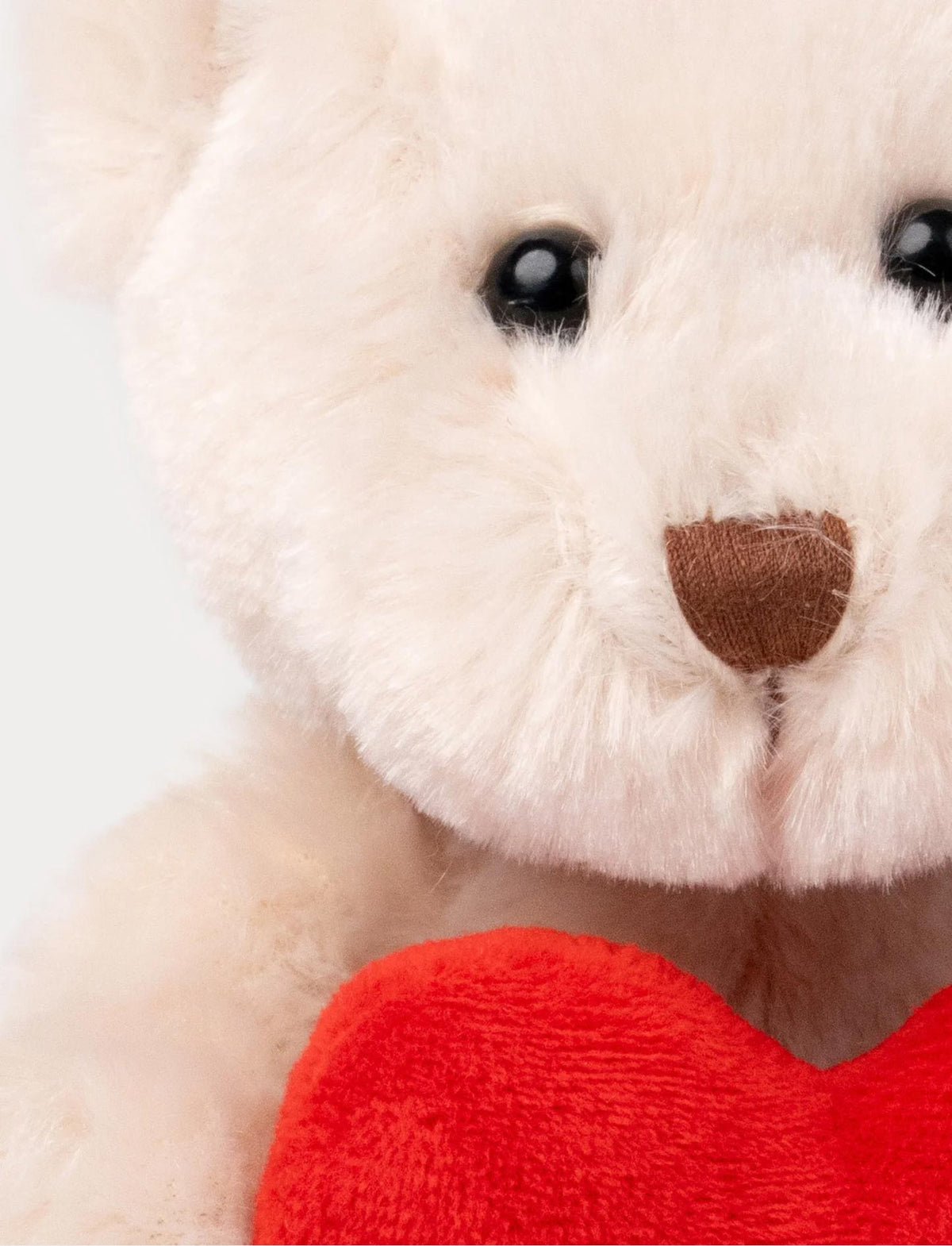 Teddykompaniet Gosedjur Nalle med hjärta Theo Beige 20cm