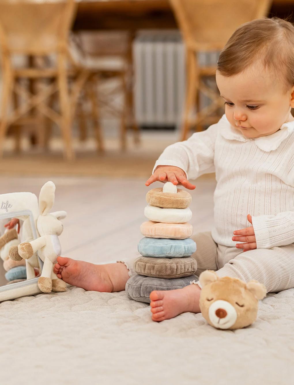 Teddykompaniet Diinglisar Stapelleksak Nalle 24cm