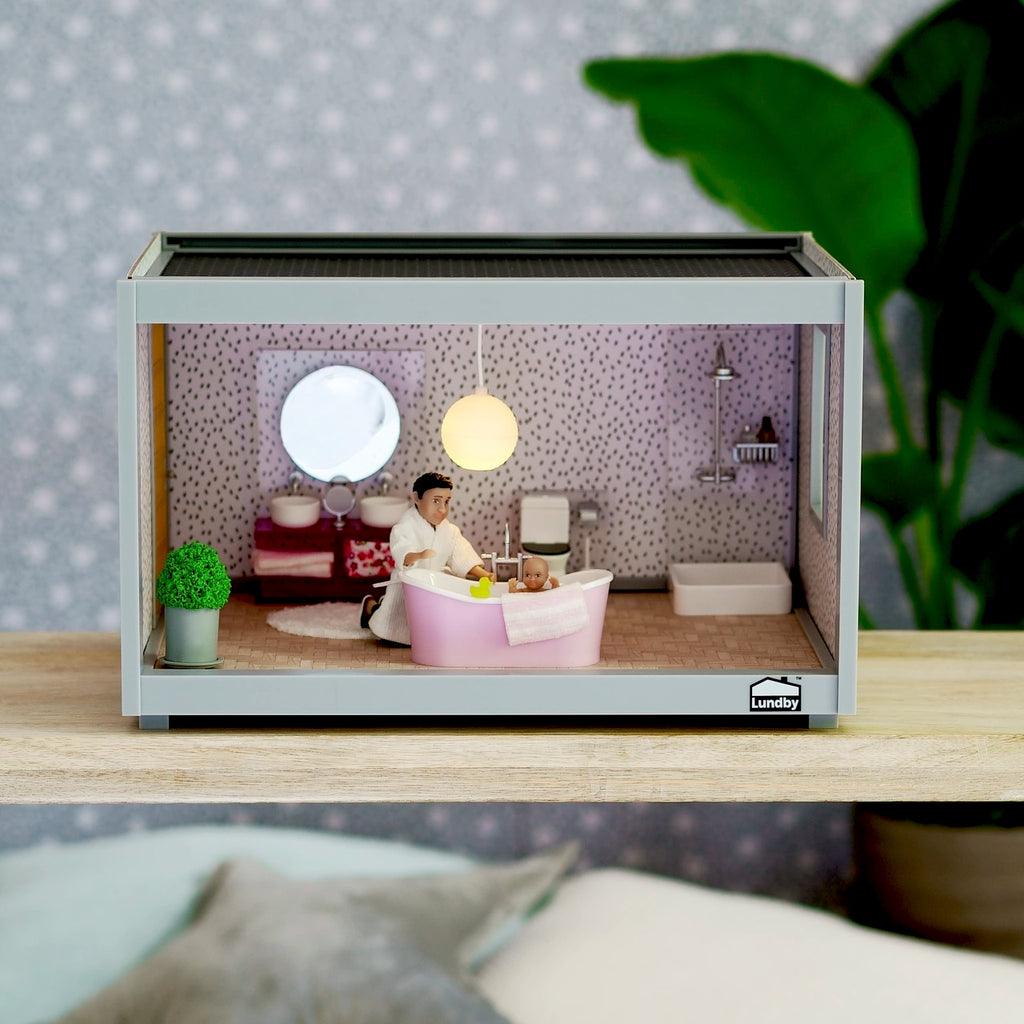 Lundby Dukkehusmøbler Badesæt