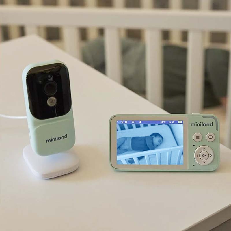 Miniland Babymonitor med video Compact 3.5"