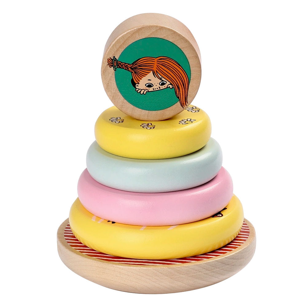 Pippi Stapelleksak i trä