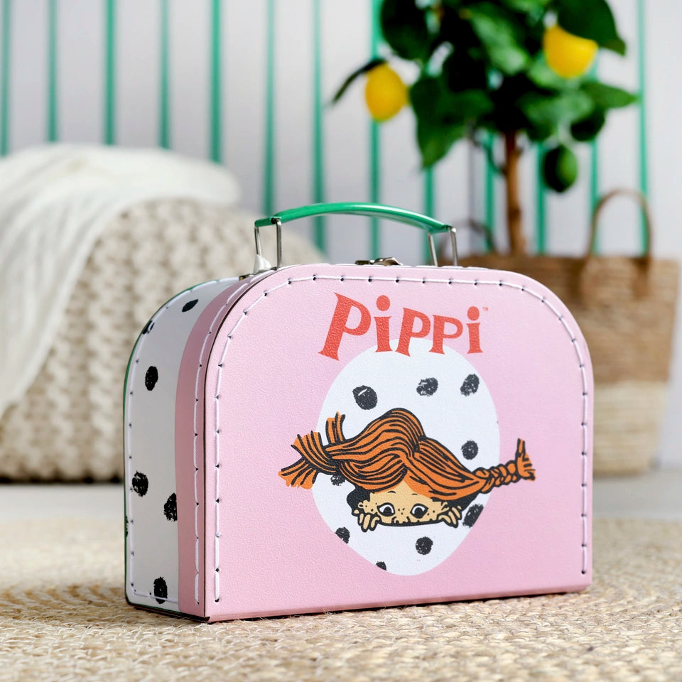 Pippi Pappväska 20cm Rosa